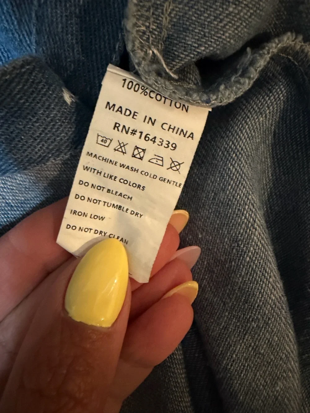 Petal & Pup Denim Blue Button-Front Midi Dress - Picture 4 of 4